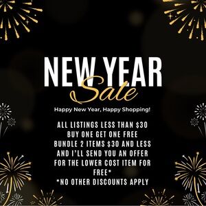 Buy 1 Get 1 Free New Year Sale